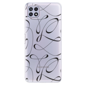 Silikonové pouzdro iSaprio - Samsung Galaxy A22 5G - Fancy black