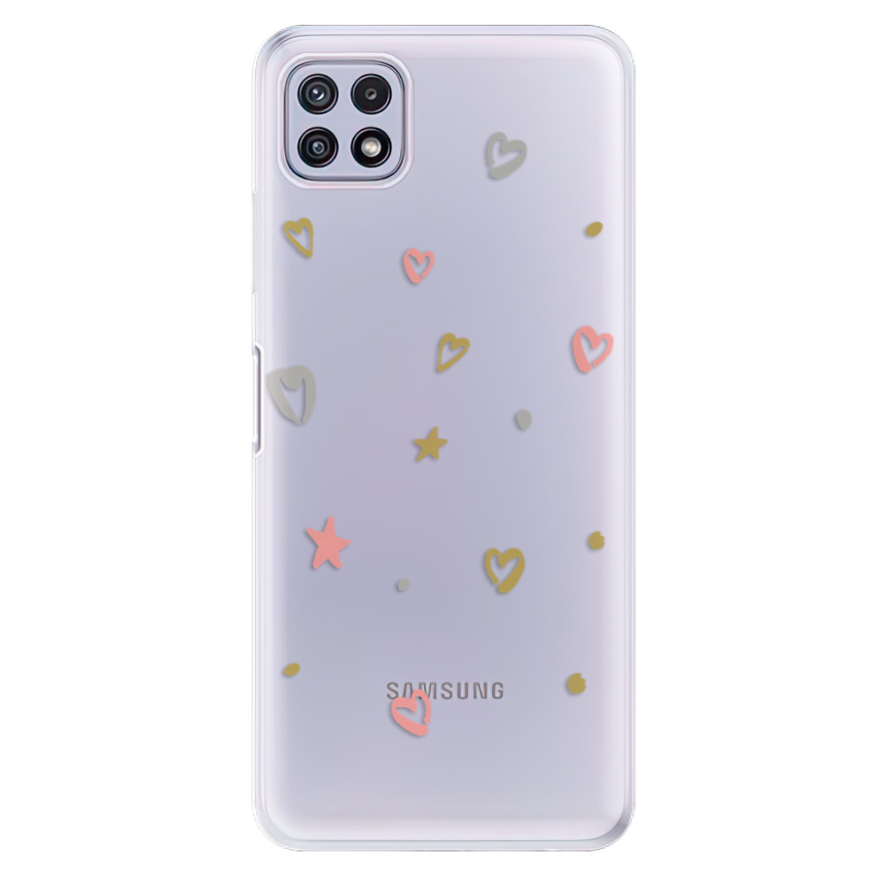 Odolné silikonové pouzdro iSaprio - Lovely Pattern na mobil Samsung Galaxy A22 5G (Odolný silikonový kryt, obal, pouzdro iSaprio - Lovely Pattern na mobilní telefon Samsung Galaxy A22 5G)