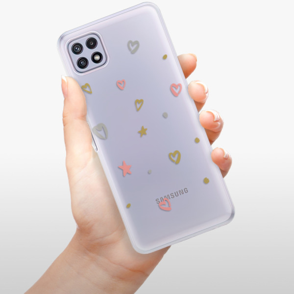 Silikonové pouzdro iSaprio - Samsung Galaxy A22 5G - Lovely Pattern