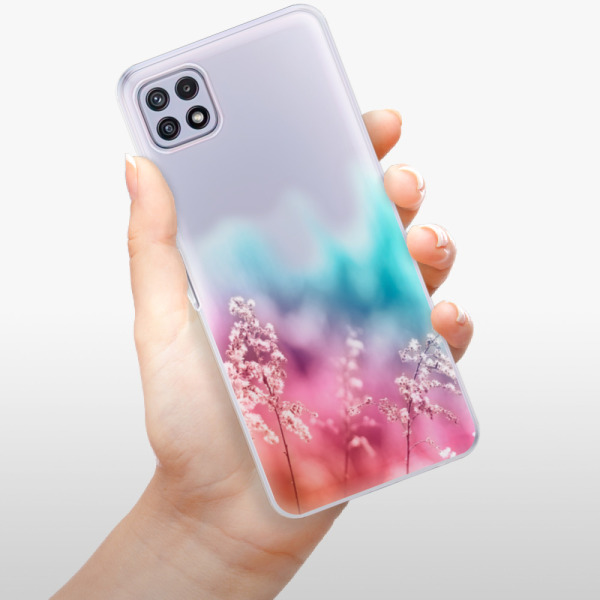 Silikonové pouzdro iSaprio - Samsung Galaxy A22 5G - Rainbow Grass