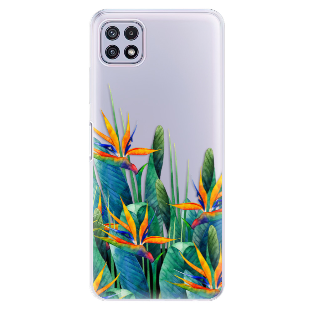 Odolné silikonové pouzdro iSaprio - Exotic Flowers - Samsung Galaxy A22 5G