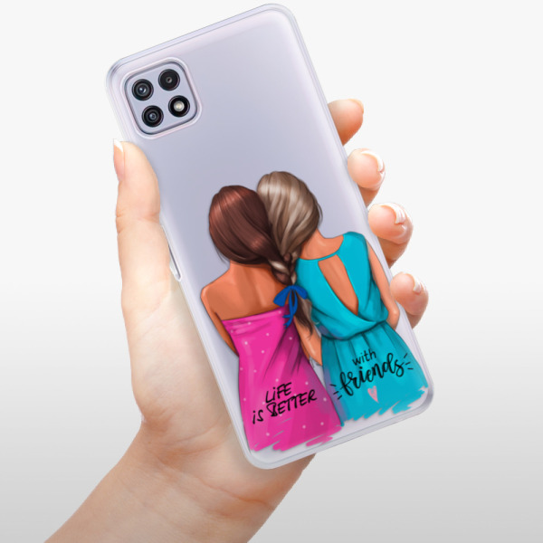 Silikonové pouzdro iSaprio - Samsung Galaxy A22 5G - Best Friends