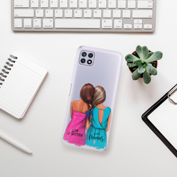 Silikonové pouzdro iSaprio - Samsung Galaxy A22 5G - Best Friends