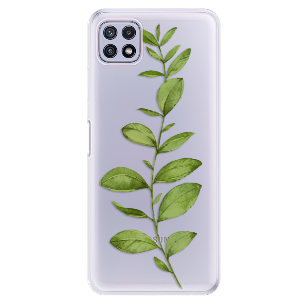 Odolné silikonové pouzdro iSaprio - Green Plant 01 - Samsung Galaxy A22 5G