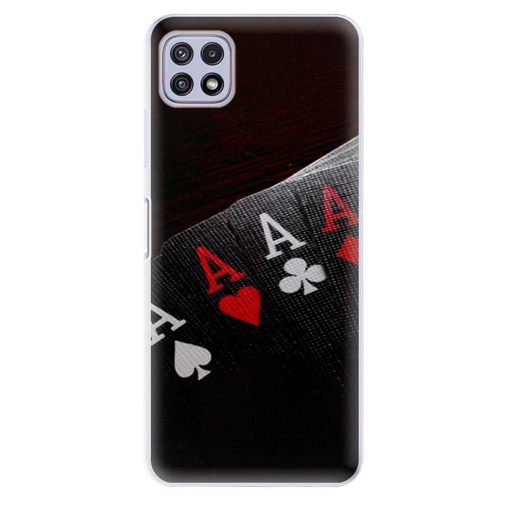Odolné silikonové pouzdro iSaprio - Poker - Samsung Galaxy A22 5G