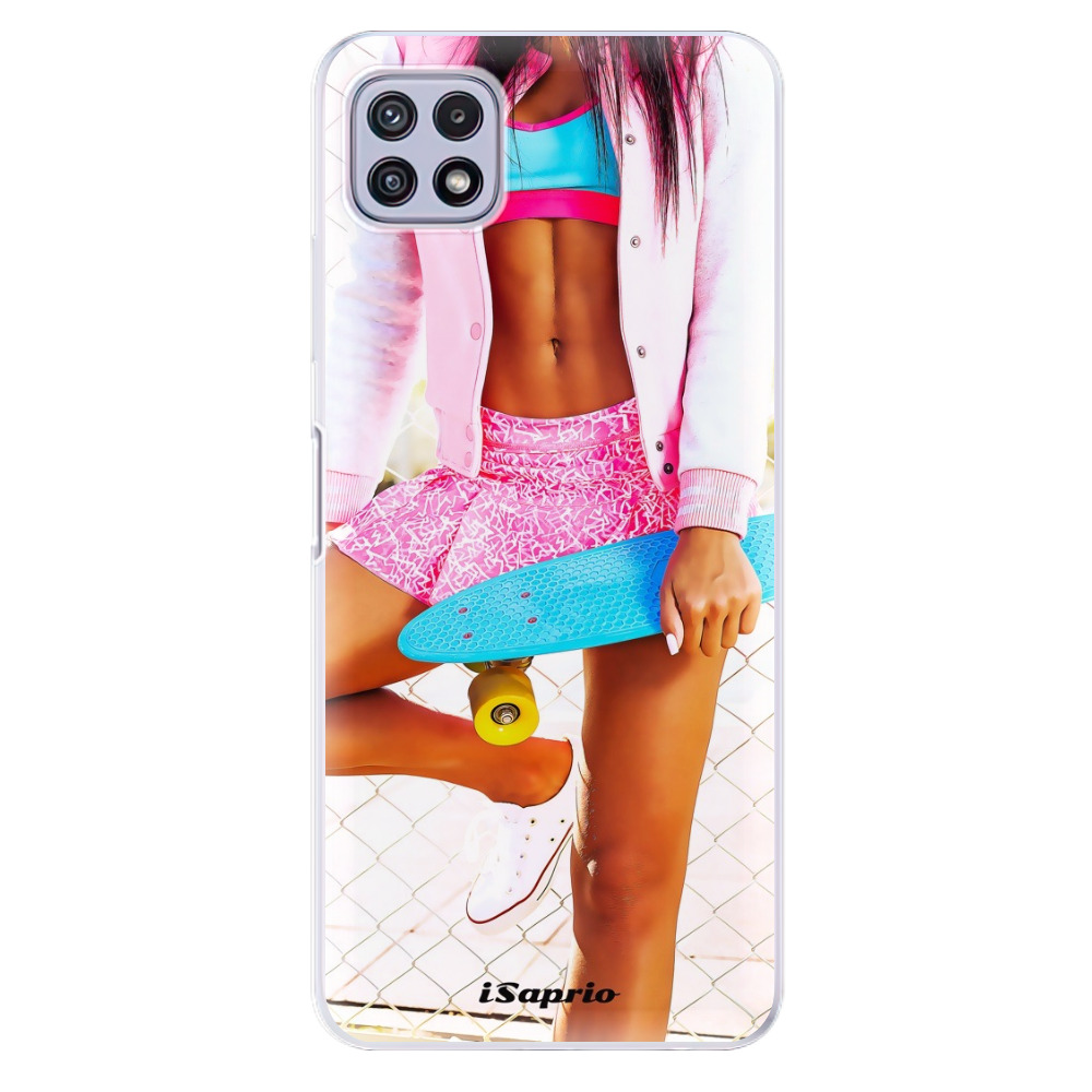 Odolné silikonové pouzdro iSaprio - Skate girl 01 - Samsung Galaxy A22 5G