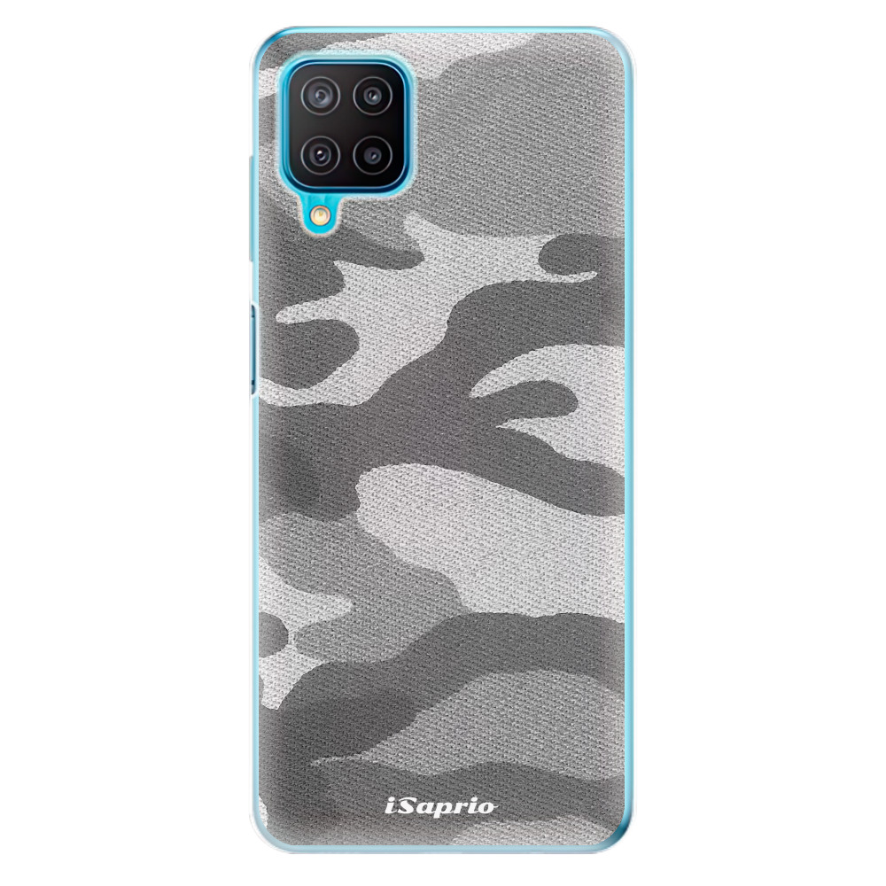 Odolné silikonové pouzdro iSaprio - Gray Camuflage 02 - Samsung Galaxy M12