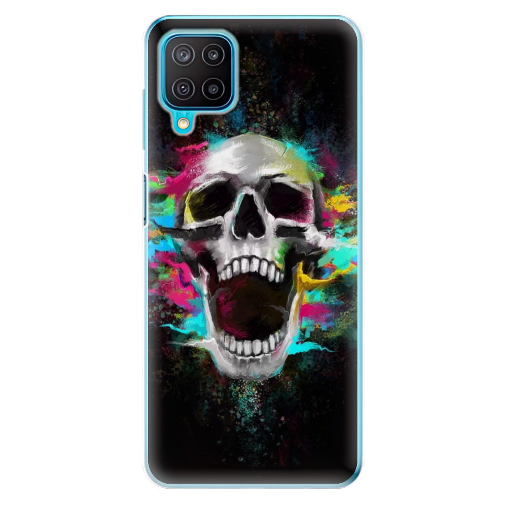 Odolné silikonové pouzdro iSaprio - Skull in Colors - Samsung Galaxy M12