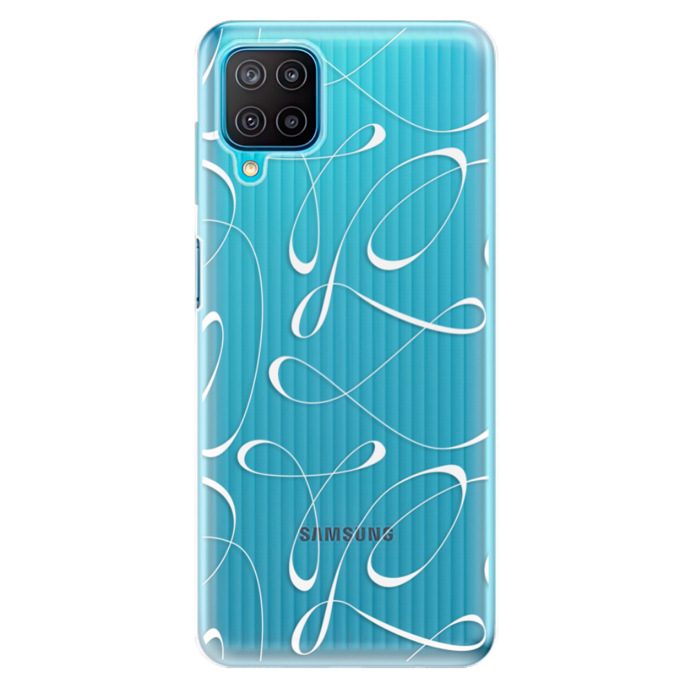 Odolné silikonové pouzdro iSaprio - Fancy - white - Samsung Galaxy M12