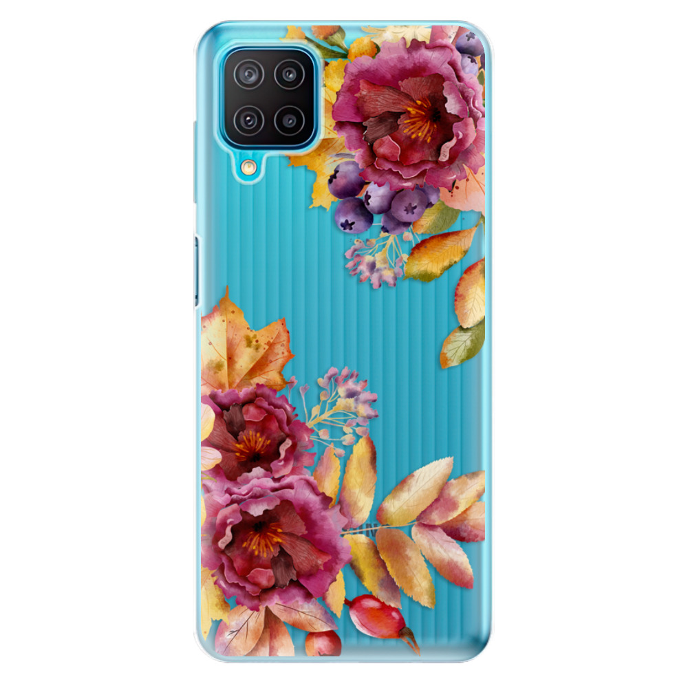 Odolné silikonové pouzdro iSaprio - Fall Flowers - Samsung Galaxy M12