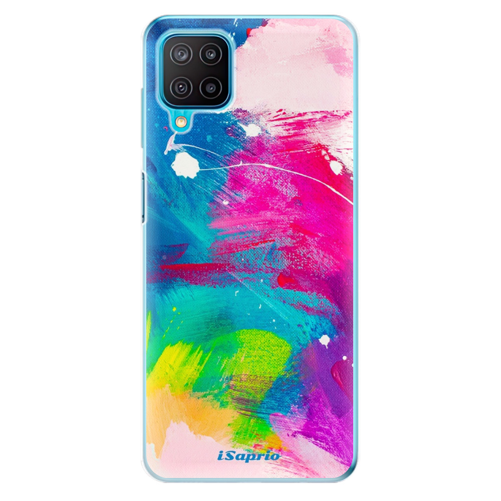 Odolné silikonové pouzdro iSaprio - Abstract Paint 03 - Samsung Galaxy M12