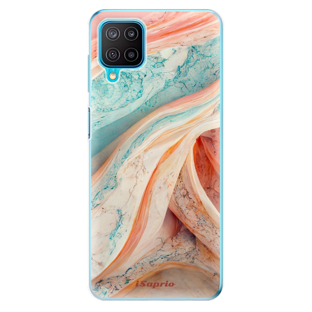 Odolné silikonové pouzdro iSaprio - Orange and Blue - Samsung Galaxy M12