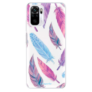 Silikonové pouzdro iSaprio - Xiaomi Redmi Note 10 / Xiaomi Redmi Note 10S - Feather Pattern 10
