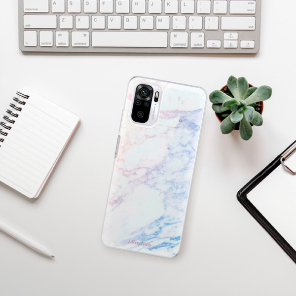 Silikonové pouzdro iSaprio - Xiaomi Redmi Note 10 / Xiaomi Redmi Note 10S - Raibow Marble 10