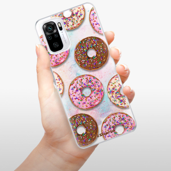 Silikonové pouzdro iSaprio - Xiaomi Redmi Note 10 / Xiaomi Redmi Note 10S - Donuts 11