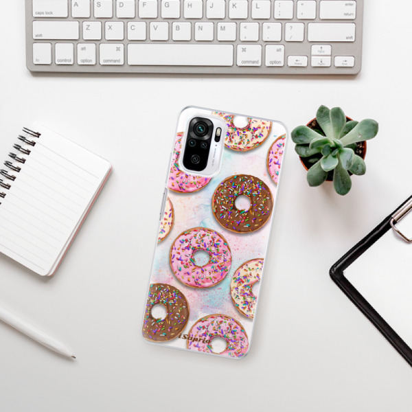 Silikonové pouzdro iSaprio - Xiaomi Redmi Note 10 / Xiaomi Redmi Note 10S - Donuts 11