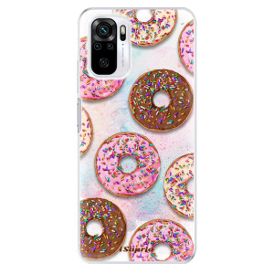Silikonové pouzdro iSaprio - Xiaomi Redmi Note 10 / Xiaomi Redmi Note 10S - Donuts 11