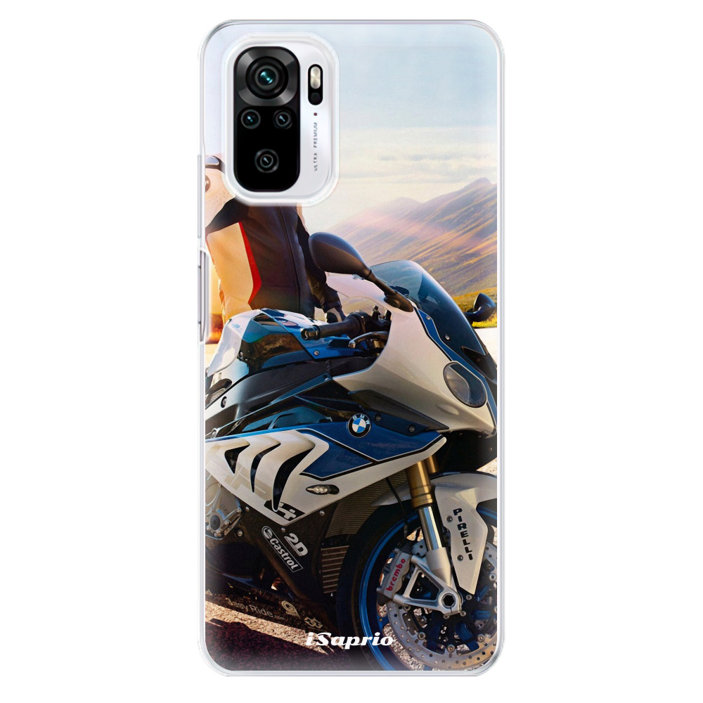 Odolné silikonové pouzdro iSaprio - Motorcycle 10 na mobil Xiaomi Redmi Note 10 / Xiaomi Redmi Note 10S - výprodej