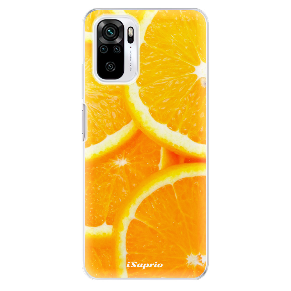Odolné silikonové pouzdro iSaprio - Orange 10 - Xiaomi Redmi Note 10 / Note 10S