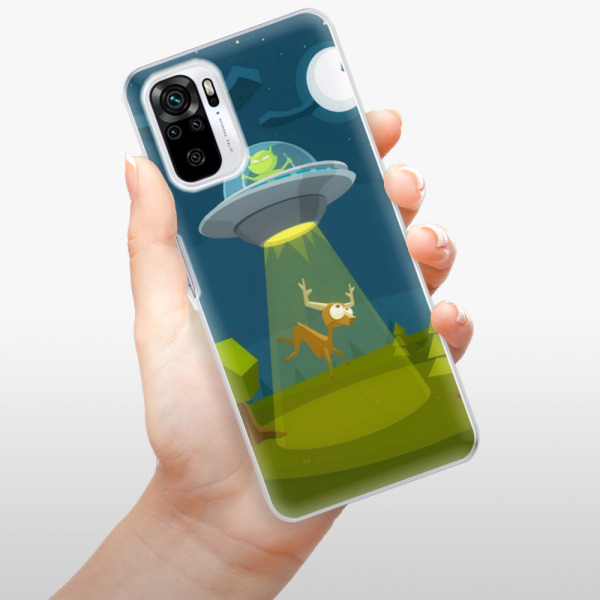 Silikonové pouzdro iSaprio - Xiaomi Redmi Note 10 / Xiaomi Redmi Note 10S - Alien 01