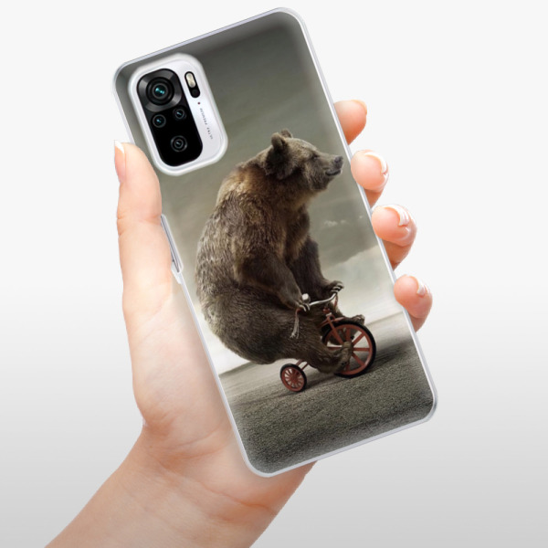 Silikonové pouzdro iSaprio - Xiaomi Redmi Note 10 / Xiaomi Redmi Note 10S - Bear 01