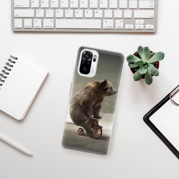 Silikonové pouzdro iSaprio - Xiaomi Redmi Note 10 / Xiaomi Redmi Note 10S - Bear 01