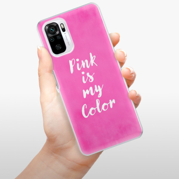 Silikonové pouzdro iSaprio - Xiaomi Redmi Note 10 / Xiaomi Redmi Note 10S - Pink is my color