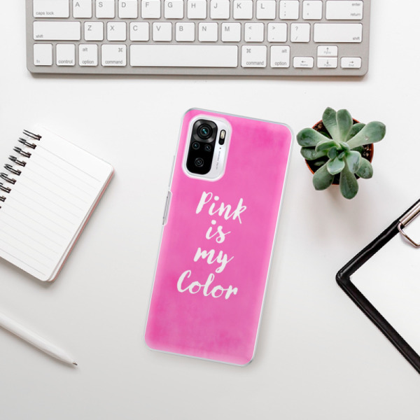 Silikonové pouzdro iSaprio - Xiaomi Redmi Note 10 / Xiaomi Redmi Note 10S - Pink is my color