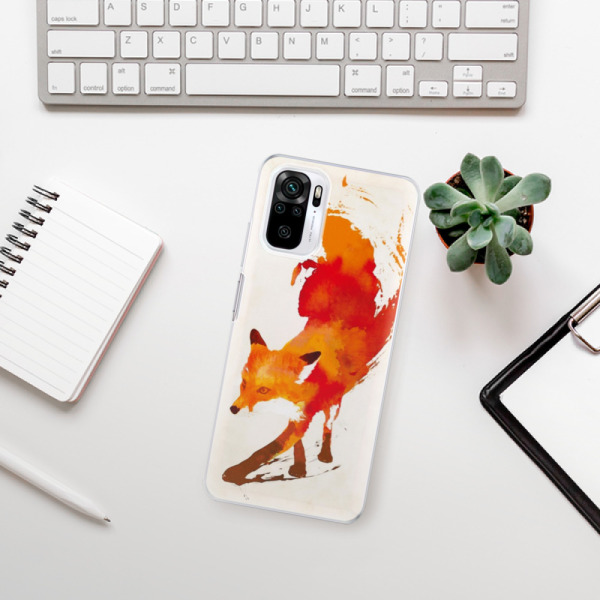 Silikonové pouzdro iSaprio - Xiaomi Redmi Note 10 / Xiaomi Redmi Note 10S - Fast Fox