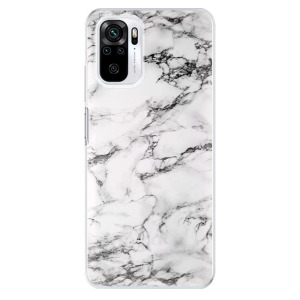Silikonové pouzdro iSaprio - Xiaomi Redmi Note 10 / Xiaomi Redmi Note 10S - White Marble 01