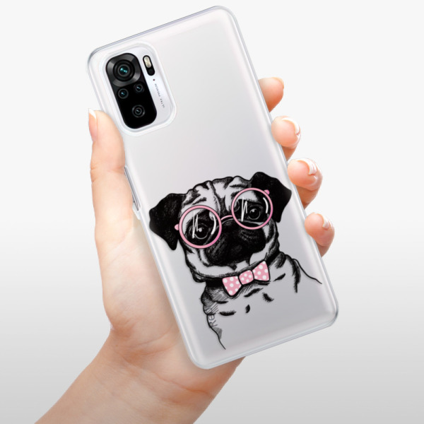 Silikonové pouzdro iSaprio - Xiaomi Redmi Note 10 / Xiaomi Redmi Note 10S - The Pug