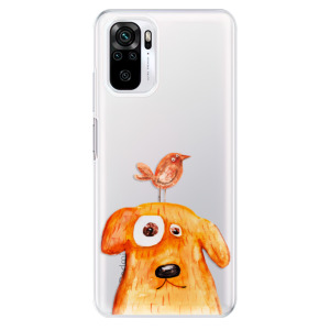Silikonové pouzdro iSaprio - Xiaomi Redmi Note 10 / Xiaomi Redmi Note 10S - Dog And Bird