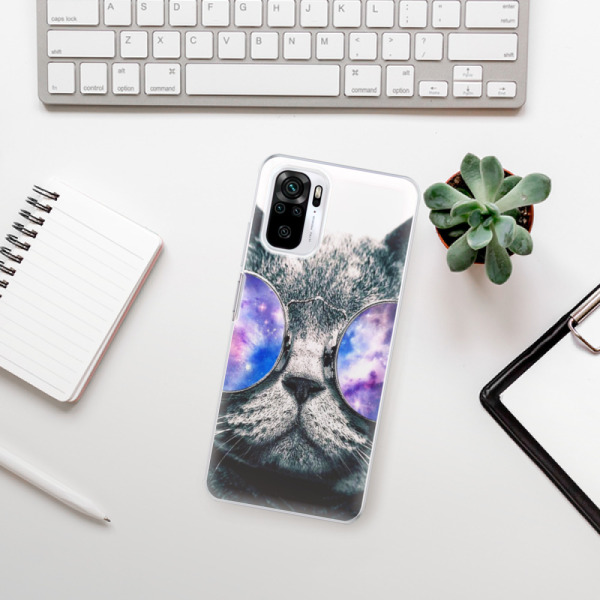 Silikonové pouzdro iSaprio - Xiaomi Redmi Note 10 / Xiaomi Redmi Note 10S - Galaxy Cat