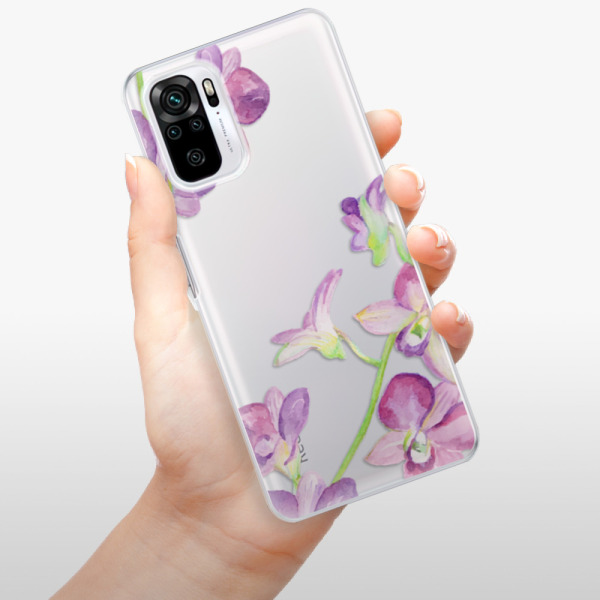 Silikonové pouzdro iSaprio - Xiaomi Redmi Note 10 / Xiaomi Redmi Note 10S - Purple Orchid