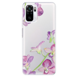 Silikonové pouzdro iSaprio - Xiaomi Redmi Note 10 / Xiaomi Redmi Note 10S - Purple Orchid