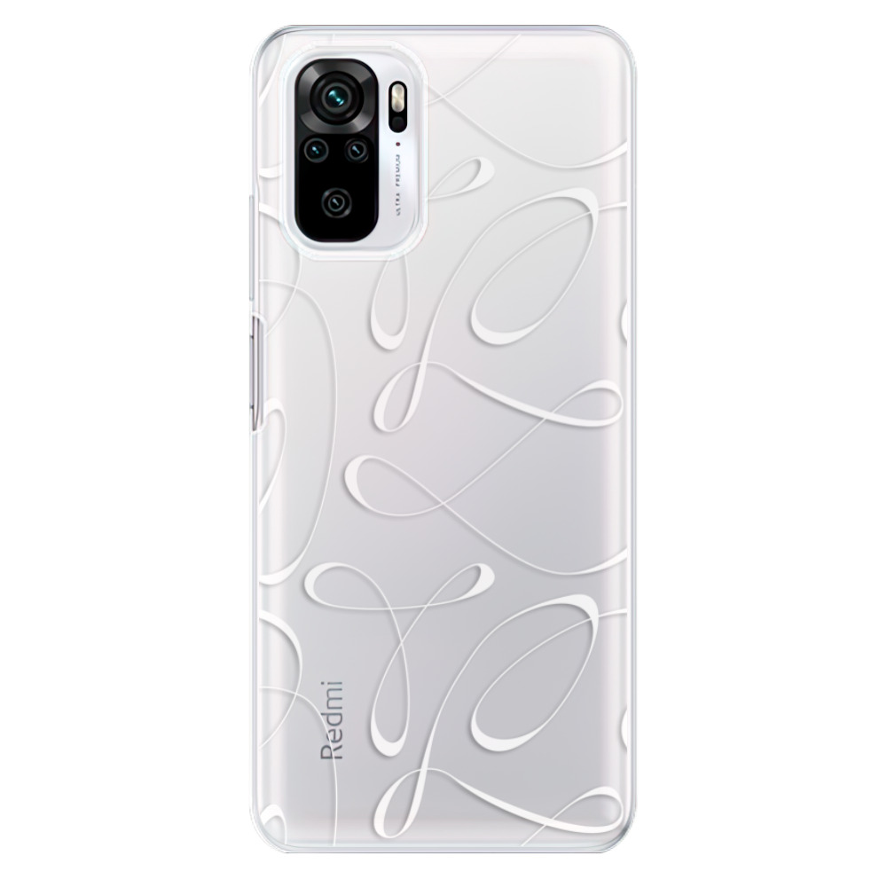 Odolné silikonové pouzdro iSaprio - Fancy - white - Xiaomi Redmi Note 10 / Note 10S