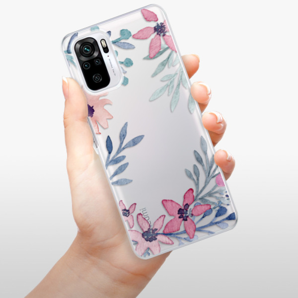 Silikonové pouzdro iSaprio - Xiaomi Redmi Note 10 / Xiaomi Redmi Note 10S - Leaves and Flowers