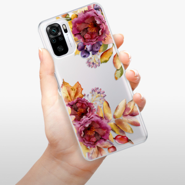 Silikonové pouzdro iSaprio - Xiaomi Redmi Note 10 / Xiaomi Redmi Note 10S - Fall Flowers