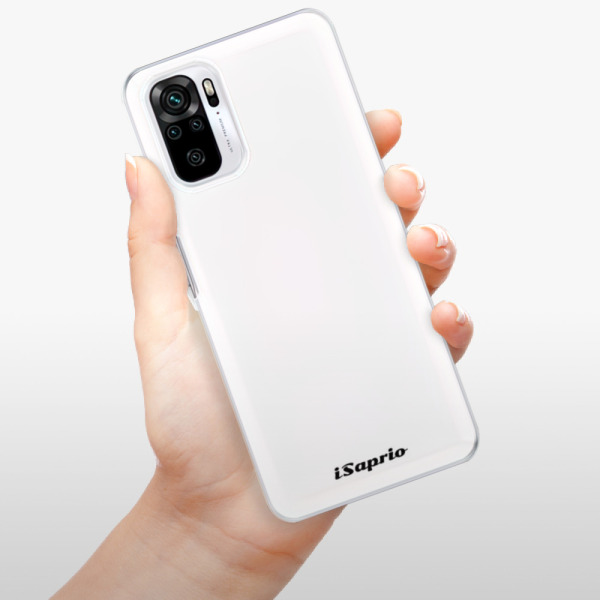 Silikonové pouzdro iSaprio - Xiaomi Redmi Note 10 / Xiaomi Redmi Note 10S - 4Pure bílé