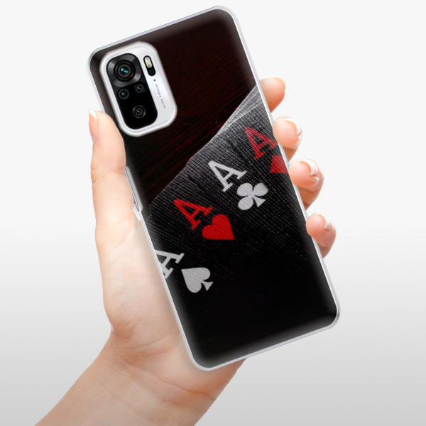 Silikonové pouzdro iSaprio - Xiaomi Redmi Note 10 / Xiaomi Redmi Note 10S - Poker