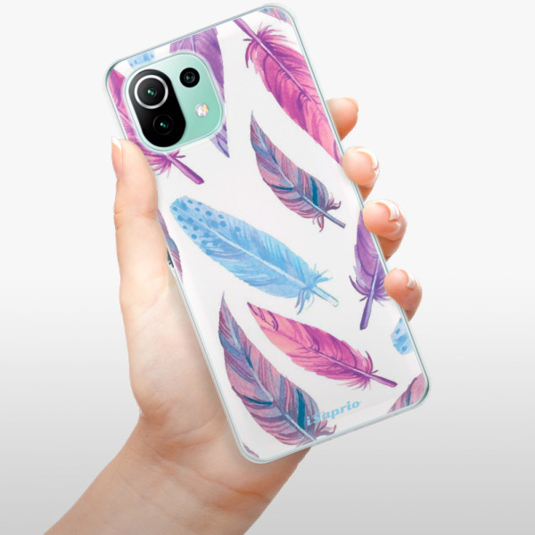 Silikonové pouzdro iSaprio - Xiaomi Mi 11 Lite / Xiaomi 11 Lite 5G NE - Feather Pattern 10