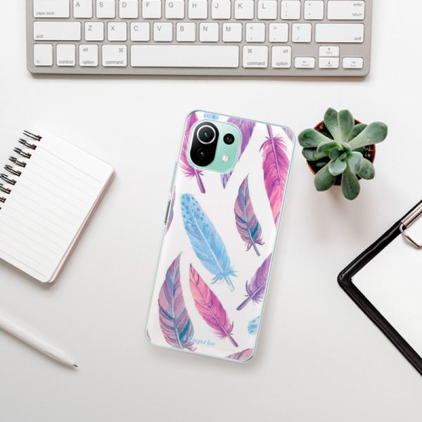 Silikonové pouzdro iSaprio - Xiaomi Mi 11 Lite / Xiaomi 11 Lite 5G NE - Feather Pattern 10