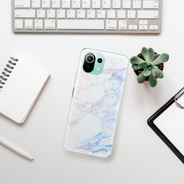 Silikonové pouzdro iSaprio - Xiaomi Mi 11 Lite / Xiaomi 11 Lite 5G NE - Raibow Marble 10