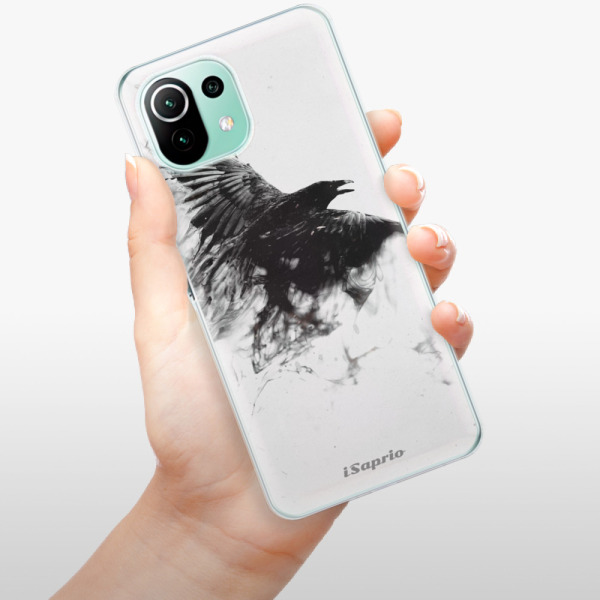 Silikonové pouzdro iSaprio - Xiaomi Mi 11 Lite / Xiaomi 11 Lite 5G NE - Dark Bird 01