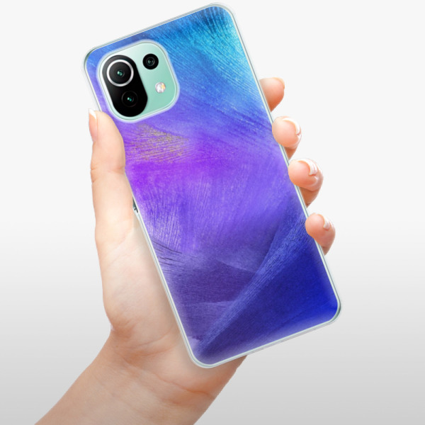 Silikonové pouzdro iSaprio - Xiaomi Mi 11 Lite / Xiaomi 11 Lite 5G NE - Purple Feathers