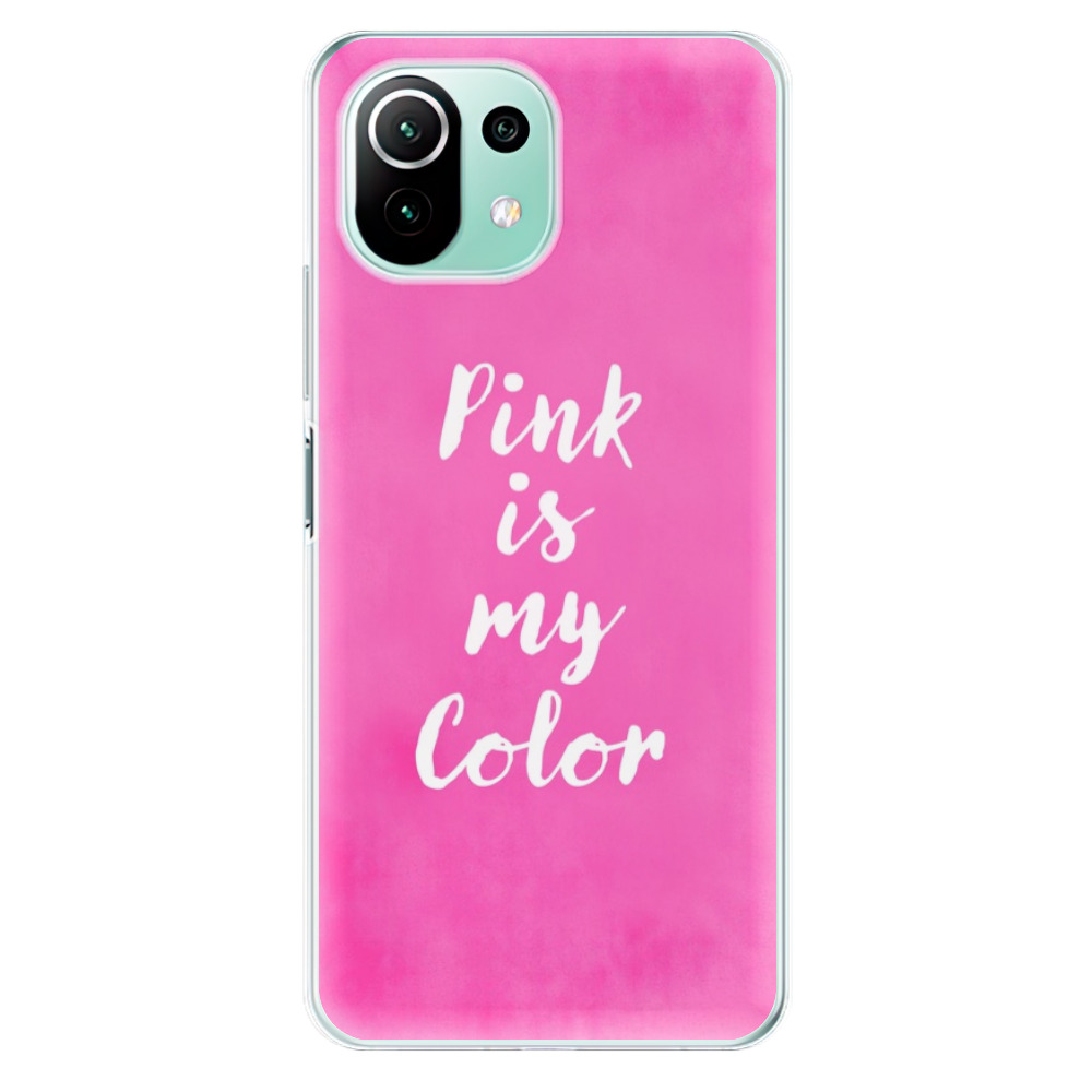 Odolné silikonové pouzdro iSaprio - Pink is my color na mobil Xiaomi Mi 11 Lite / Xiaomi 11 Lite 5G NE (Odolný silikonový kryt, obal, pouzdro iSaprio - Pink is my color na mobilní telefon Xiaomi Mi 11 Lite / Xiaomi 11 Lite 5G NE)
