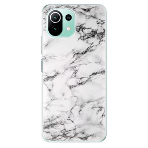 Silikonové pouzdro iSaprio - Xiaomi Mi 11 Lite / Xiaomi 11 Lite 5G NE - White Marble 01