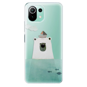 Silikonové pouzdro iSaprio - Xiaomi Mi 11 Lite / Xiaomi 11 Lite 5G NE - Bear With Boat