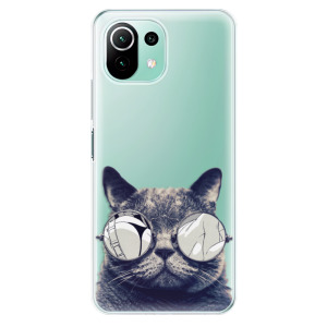 Silikonové pouzdro iSaprio - Xiaomi Mi 11 Lite / Xiaomi 11 Lite 5G NE - Crazy Cat 01