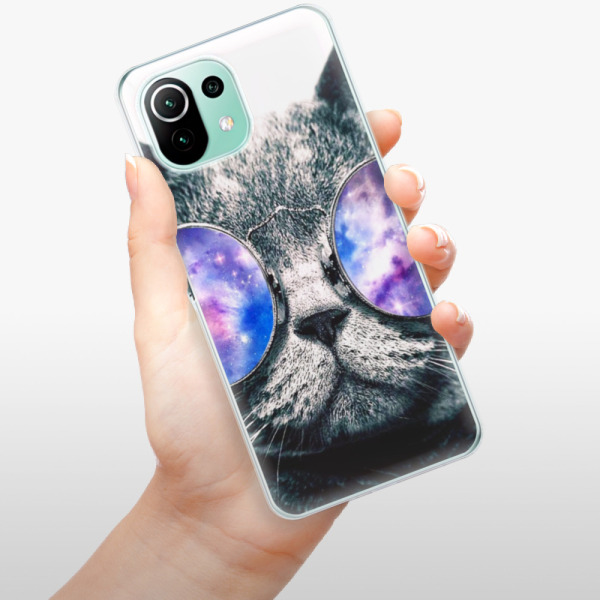 Silikonové pouzdro iSaprio - Xiaomi Mi 11 Lite / Xiaomi 11 Lite 5G NE - Galaxy Cat